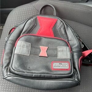 Loungefly Black and Red Backpack